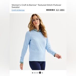 Croft and Borrow Textured Pullover Sweater